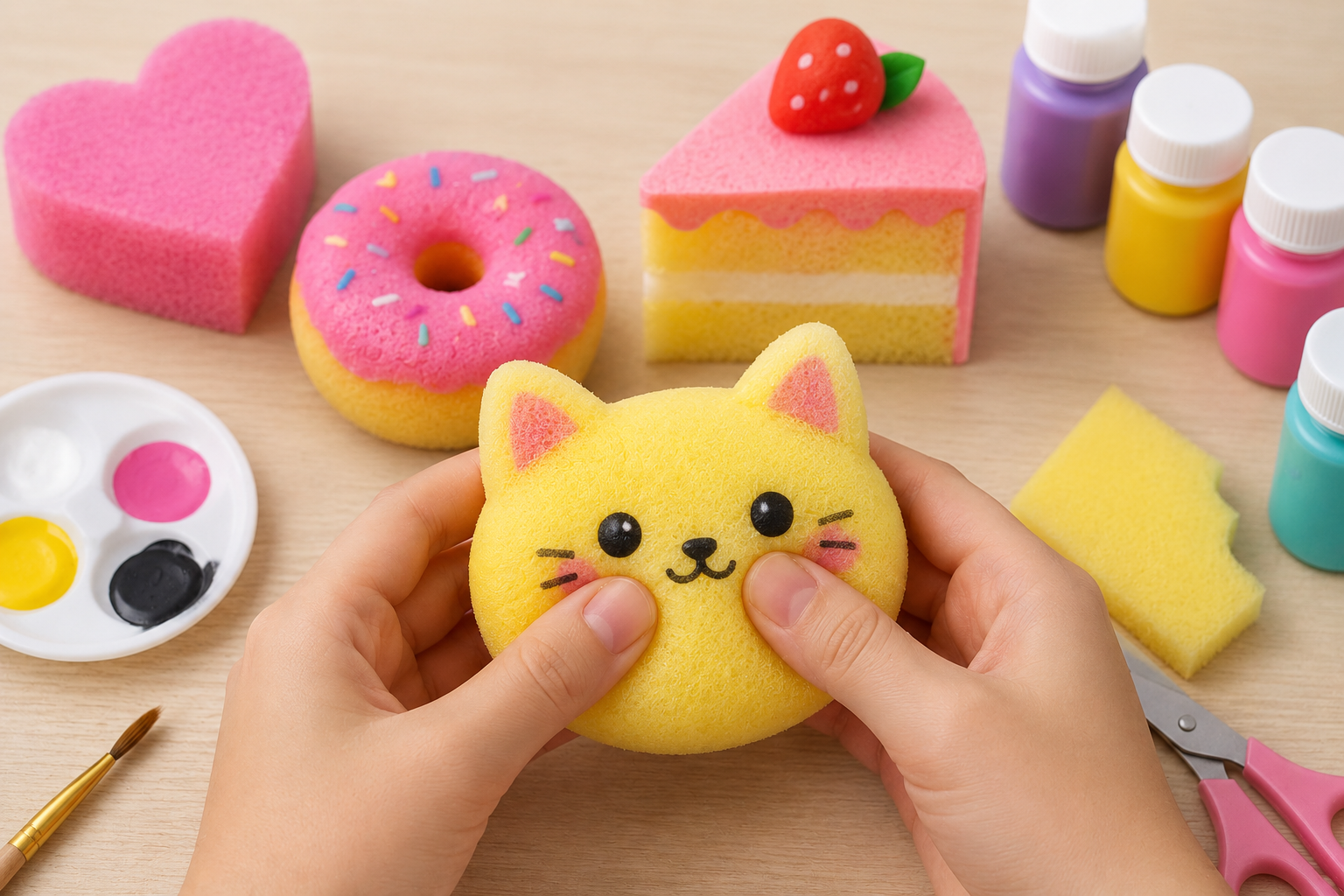 PĚNOVÝ SQUISHY Z HOUBIČKY